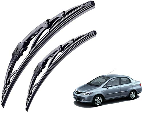 Image of WolkomHome High Performance OE Car Wiper Blade Replacement set of 2 Pc Right 22 inch Left 14 inch for Honda city Zx