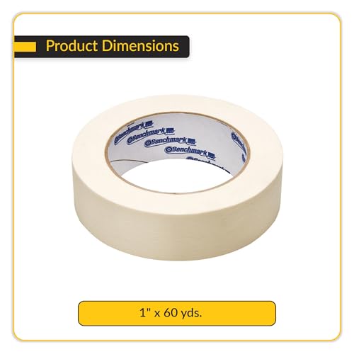 Brixwell QITI-002 Adhesive Masking Tape, General Purpose Size 1