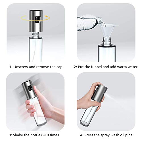 Oil Sprayer for Cooking, Olive Oil Sprayer Mister, 105ml Olive Oil Spray Bottle, Olive Oil Spray for Salad, BBQ, Kitchen… - Image 8