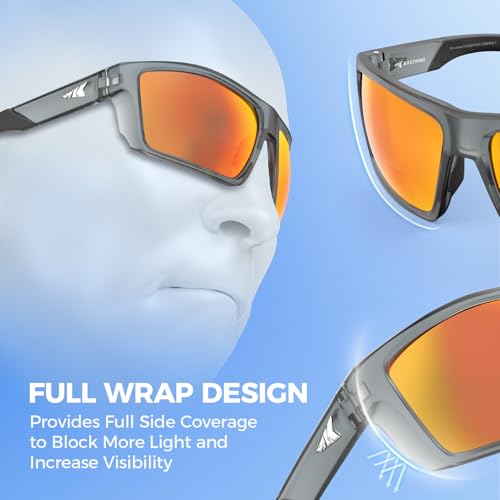 Image of KastKing Waccamaw Polarized Bifocal Sunglasses for Men Women, Wrap Design