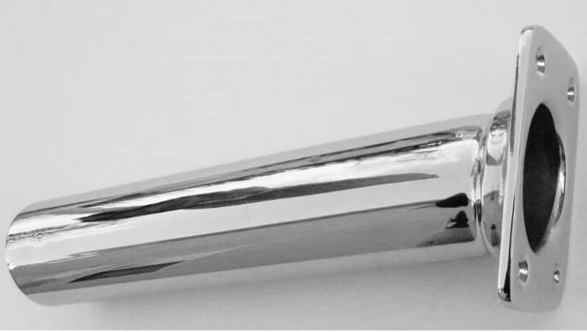 Marine Part Depot Stainless Steel Rod Holder 1-7/16", 80 Degree