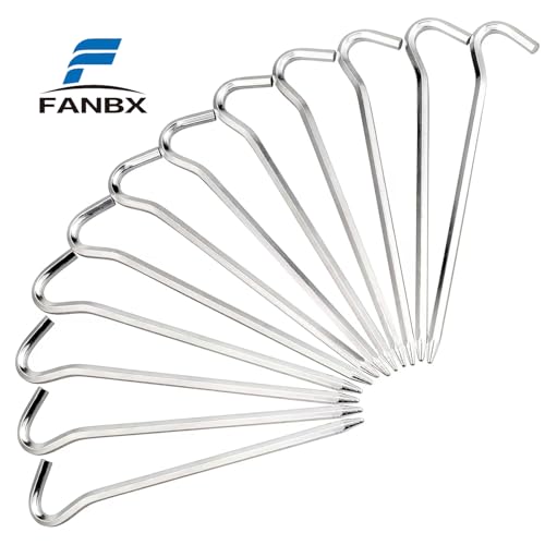 Aluminium Hexagon Tent Stakes 12 Pack