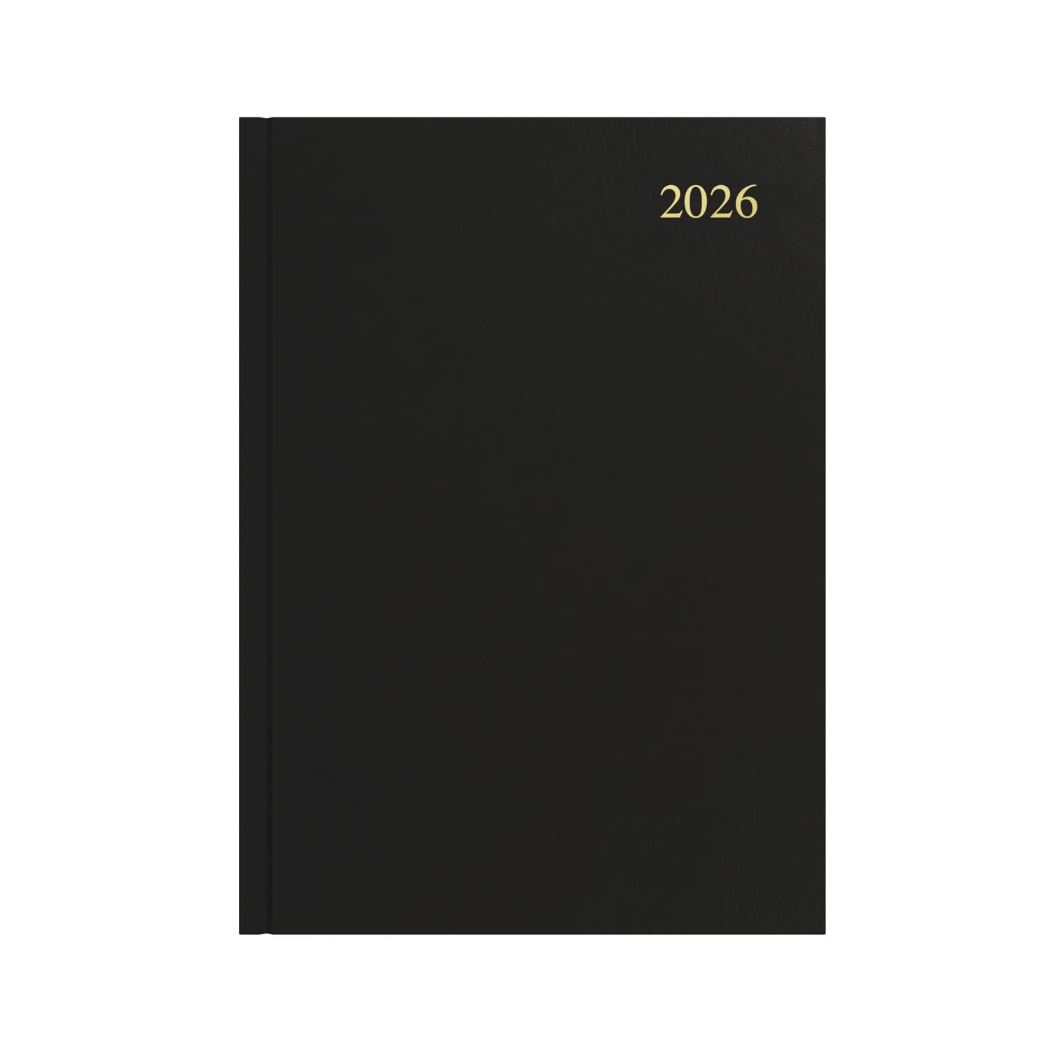 Collins - Essential - Agenda anual 2026 de 12 meses, día a página, tapa dura A4, color negro (ESSA41.99-26)