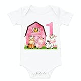 barnyard farm birthday shirt farm animals birthday outfit first birthday shirt farm 1st birthday party farm one birthday shirt (18 month)