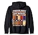 Funny Wood Species Collection Woodworking Humor Wood Gift Zip Hoodie