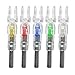 E-Arc 6PCS-New S Lighted Nocks for Arrows with .244/6.2mm Inside Diameter Led Lighted Nock Compound Bow Arrow Nock for Hunting Shooting (No Screwdriver Required)