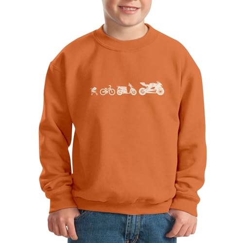 Sweatshirt enfant moto grosses cylindrées résistant et doux