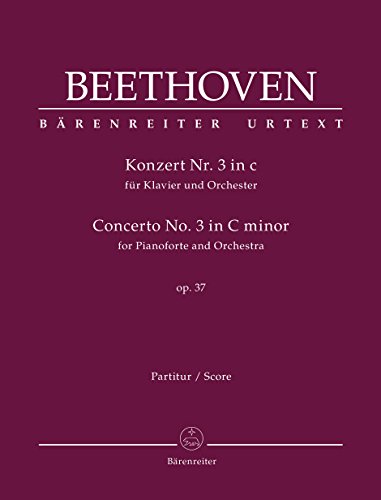 Konzert Nr. 3 in c für Klavier und Orchester op. 37: Partitur