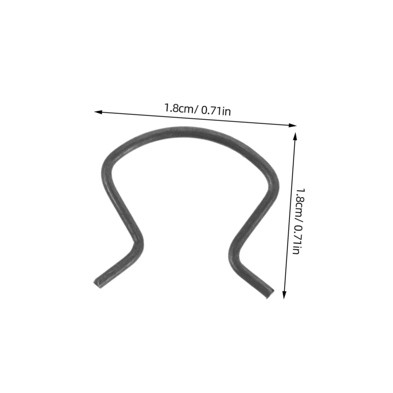 Alipis 20 Pcs Pull The Hand Crank Clamp Spring Tension Rod Window Pins Garage Door Spring Winding Axle Car Truck Accessories Diffuser Reeds Pins Metal