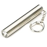 ThorFire Keychain Flashlight Light Stainless Steel Pocket Mini Size Torch Powered by AAA battery Outdoor TS3A