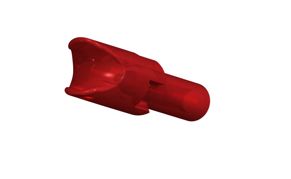 TenPoint Alpha-Nock, Red - Pack of 6 - for Use in Crossbows with Alpha-Nock Receiver System - Not Compatible with Nitro 505 (Requires HP Aluminum Bushing)