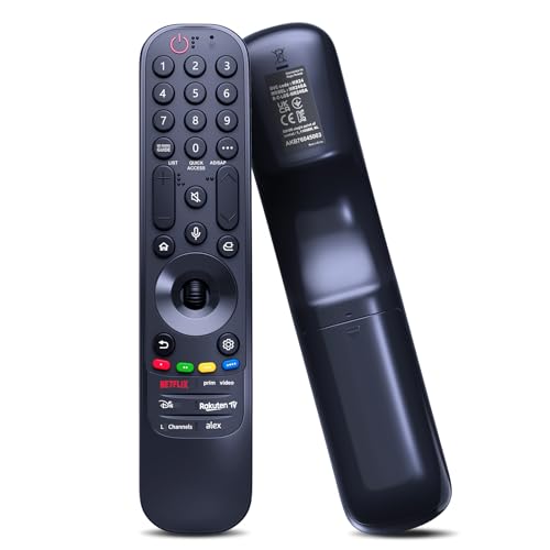 GOUYESHO Ersatz Sprachfernbedienung für LG OLED evo Fernseher OLED42C47LA OLED48C47LA OLED55C47LA OLED65C47LA OLED42C5ELB OLED48C5ELB OLED55C5ELB OLED65C5ELB OLED42C37LA OLED48C37LA OLED55C37LA