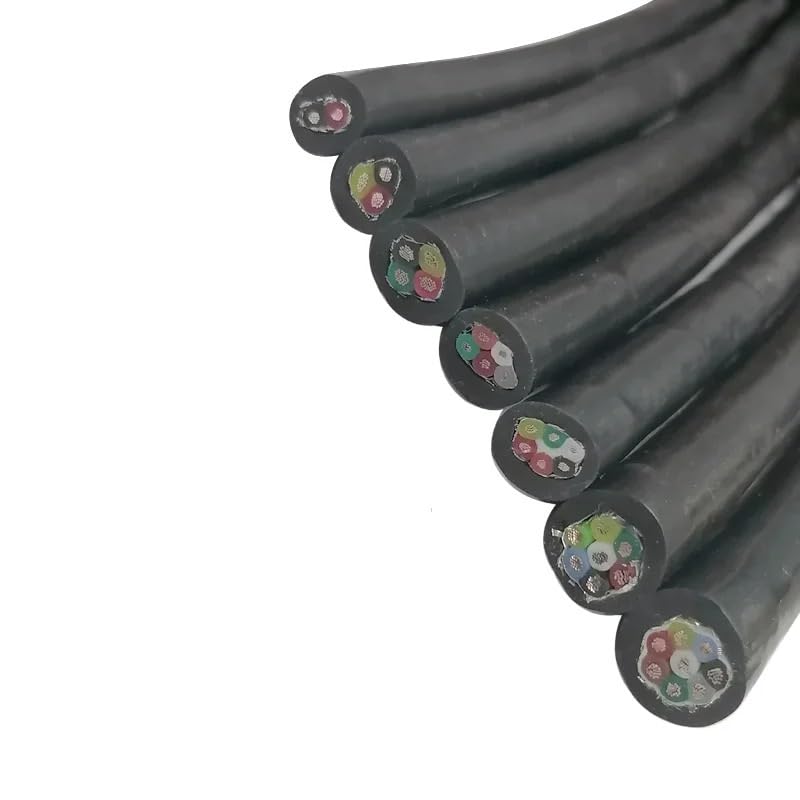 Câble silicone blindé 5 conducteurs 13 AWG pour modélisme et robotique 5m - 6