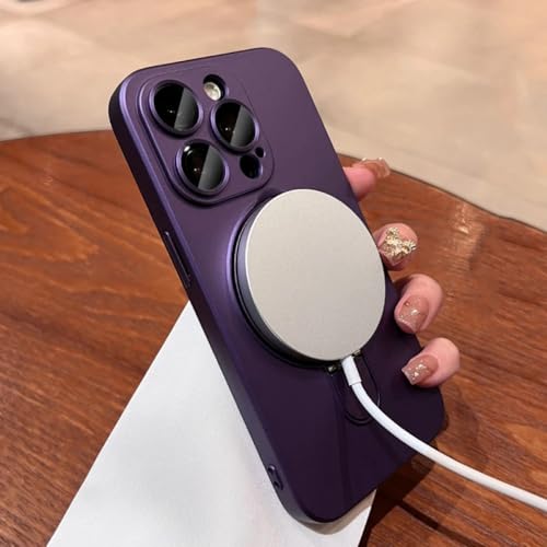 Étui de support PC mat de couleur pure d'affaires iPhone 14 - 3