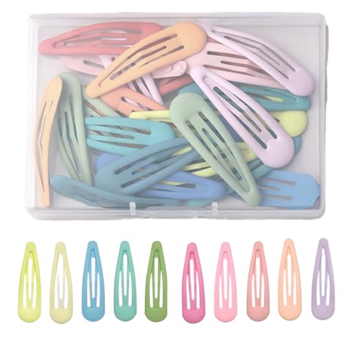 30 Stück Haarspangen Mädchen, 4.8cm Kinderhaarspange Hair Clip...