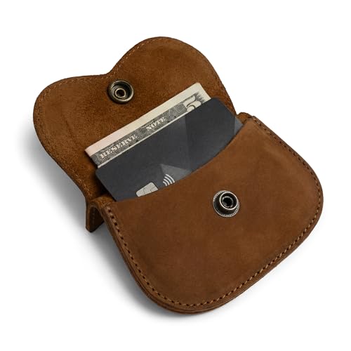 Image of Hide & Drink, Cat Shape Wallet Handmade from Full Grain Leathe, Swayze Suede