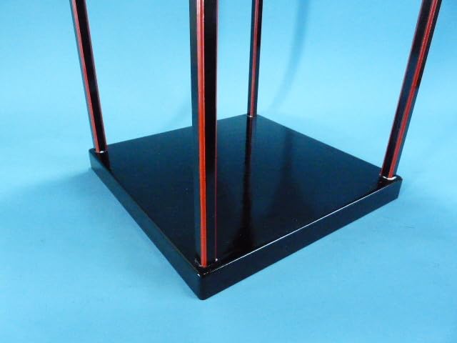 Amazon.co.jp: 伝統茶道具、家元用、東雲棚、黒爪紅塗、完成品、箱付き