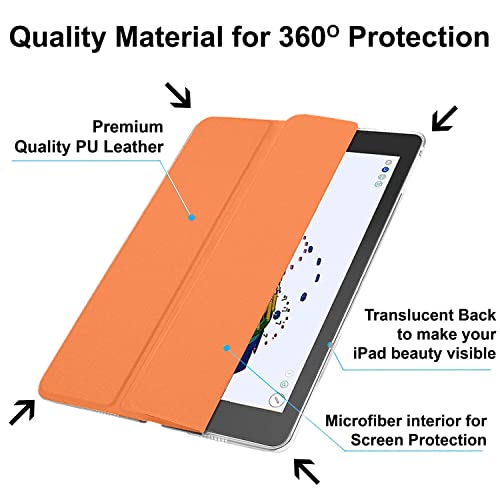 Image of DuraSafe iPad Pro 12.9 inch 4th Gen 2020 Cover A2229 MY2H2HN /A MY2J2HN /A A2069 MXAT2HN /A MXAV2HN /A MXAU2HN /A MXAW2HN /A A2233 MY3K2HN /A MY3J2HN /A MXFY2HN /A MXG12HN /A MXFX2HN /A MXG02HN /A - Orange