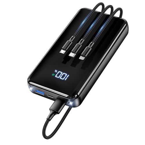 Power Bank,Klein 26800mAh Powerbank Schnellladefunktion 22,5W USB-C Tragbarer Externer HandyAkkus mit LED Display,Akku-Pack für iPhone 17 16 Pro Max 15 14 13 12 Galaxy S25 Edge,für Reisen, Camping