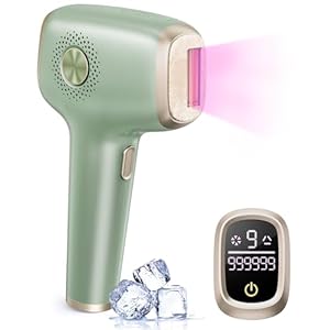 INNZA Laser Hair Removal with Ice Cooling Care Function for Women Permanent,999,999 Flashes Painless IPL Hair Remover, Hair Removal Device for Armpits Legs Arms Bikini Line