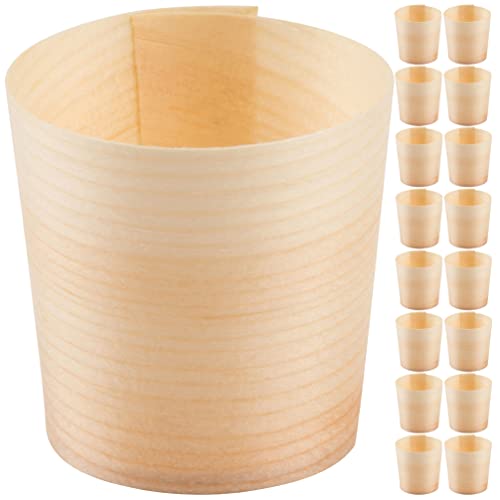 Hemoton Coffee Mugs 30pcs Cup Wood Travel Party Supplies Drinks Disposable Coffee Cups