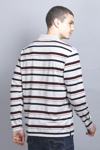 Image of Full Sleeve Polo T Shirt for Men Cotton with Pocket and Collar - Regular Fit Tshirt
