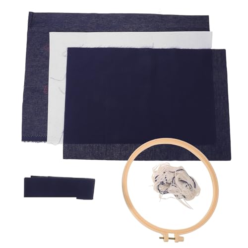SEWACC Kit de Bordado DIY para Principiantes con Tela de Algodón y Lino, Incluye Hilos, Agujas y Guía Visual, Adecuado para Reuniones Festivas y Regalos Creativos