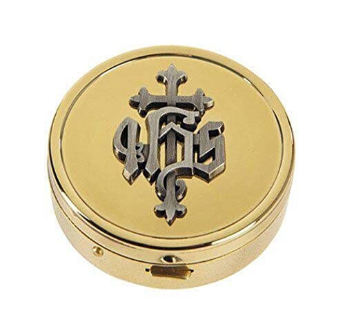 Pyx IHS Christian Brands protège les hosties consacrées pendant le viatique