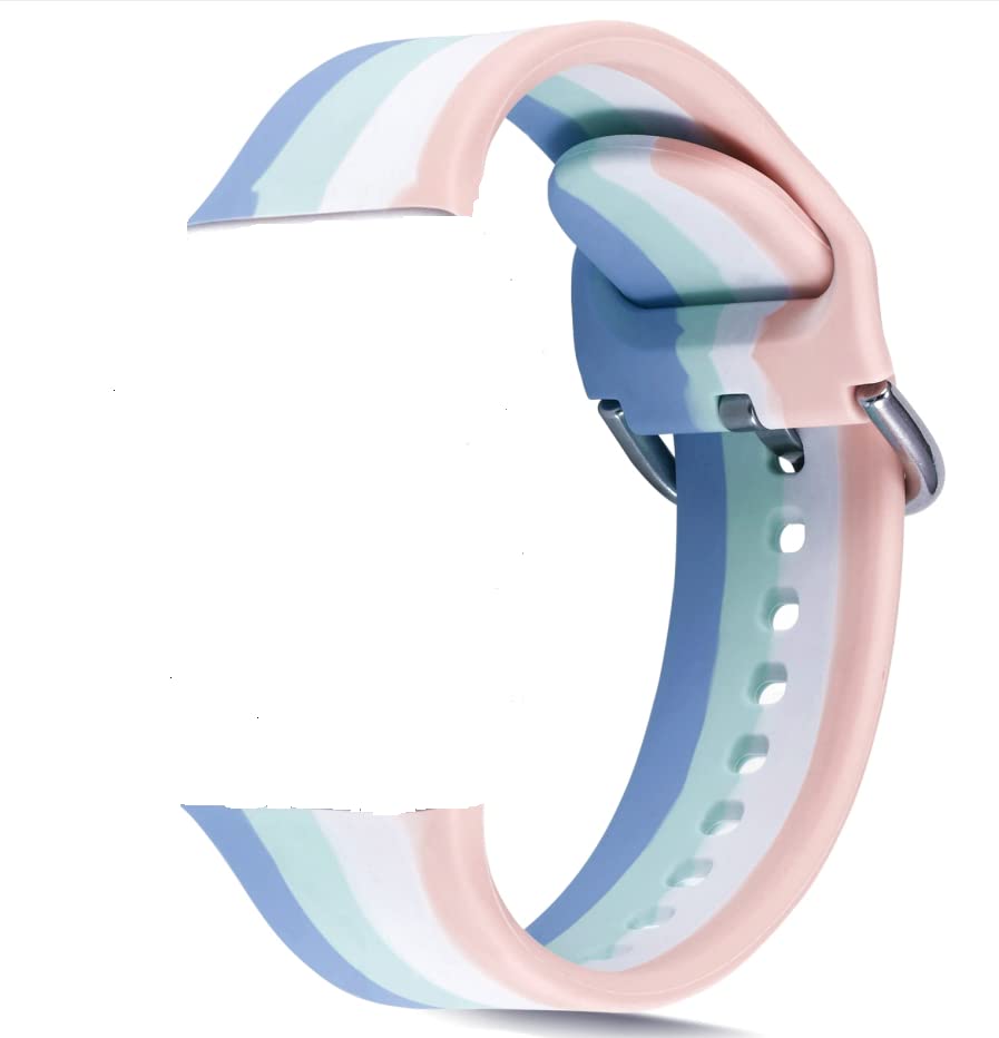 BQeT 22MM Metal Buckle Silicon Strap Compatible with N_oise Colourfit pro 4/max/3/Pluse pro/Pluse Buzz/nav Plus/Pluse Grand/Caliber/pro3 Assist(Check List Also) (Strap, US Pink)