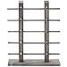 MyGift Sunglasses Display Stand, Vintage Gray Wood Tabletop Eyeglass Storage Rack, Holds up to 10 Pairs of Eyewear