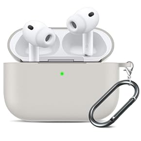 グレー ワイヤレスイヤフォンケース Amazon | ZENIX DESIGN TECH airpods pro2 用 ケース カラビナ