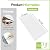 Noooza 2ft x 4ft Drop Ceiling Tiles?Smooth White PVC Ceiling Tiles 24 x 48in. Waterproof, Washable and Fire-Rated - Reusable - High-Grade PVC to Prevent Breakage-Pallet of 20 Cases