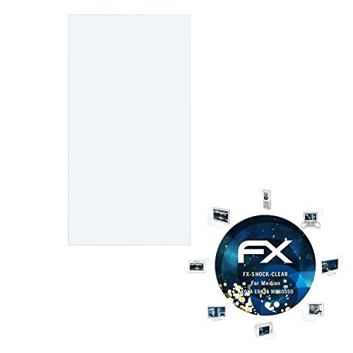 Preisvergleich Produktbild atFoliX Schutzfolie kompatibel mit Medion AKOYA E6436 MD60550 Panzerfolie, ultraklare und stoßdämpfende FX Folie (2X)