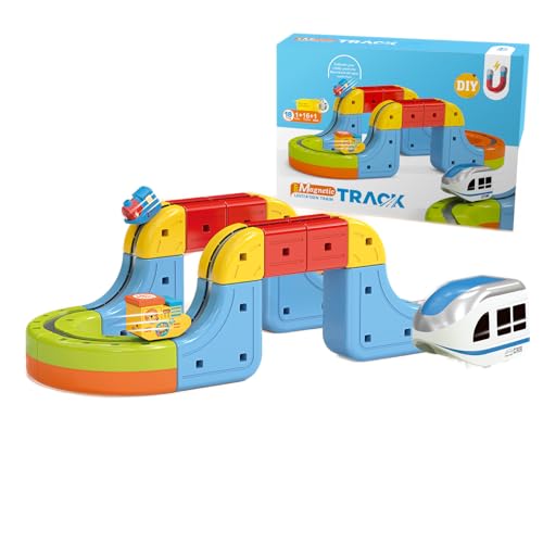 [Luvian]�y���K�i�z���[�� �L���[�u 2026 �V���� �L���[�u���[�� �~�j�g���C�� ���� ���̋O�� �d�� �������� DIY�g�ݗ��ăg���b�N�J�[ ���S���S ABS�f�� �}�O�l�b�g�� ���[ ���J�[�d����ԃZ�b�g ���V��� �m��ߋ� �j�̎q ���̎q ����