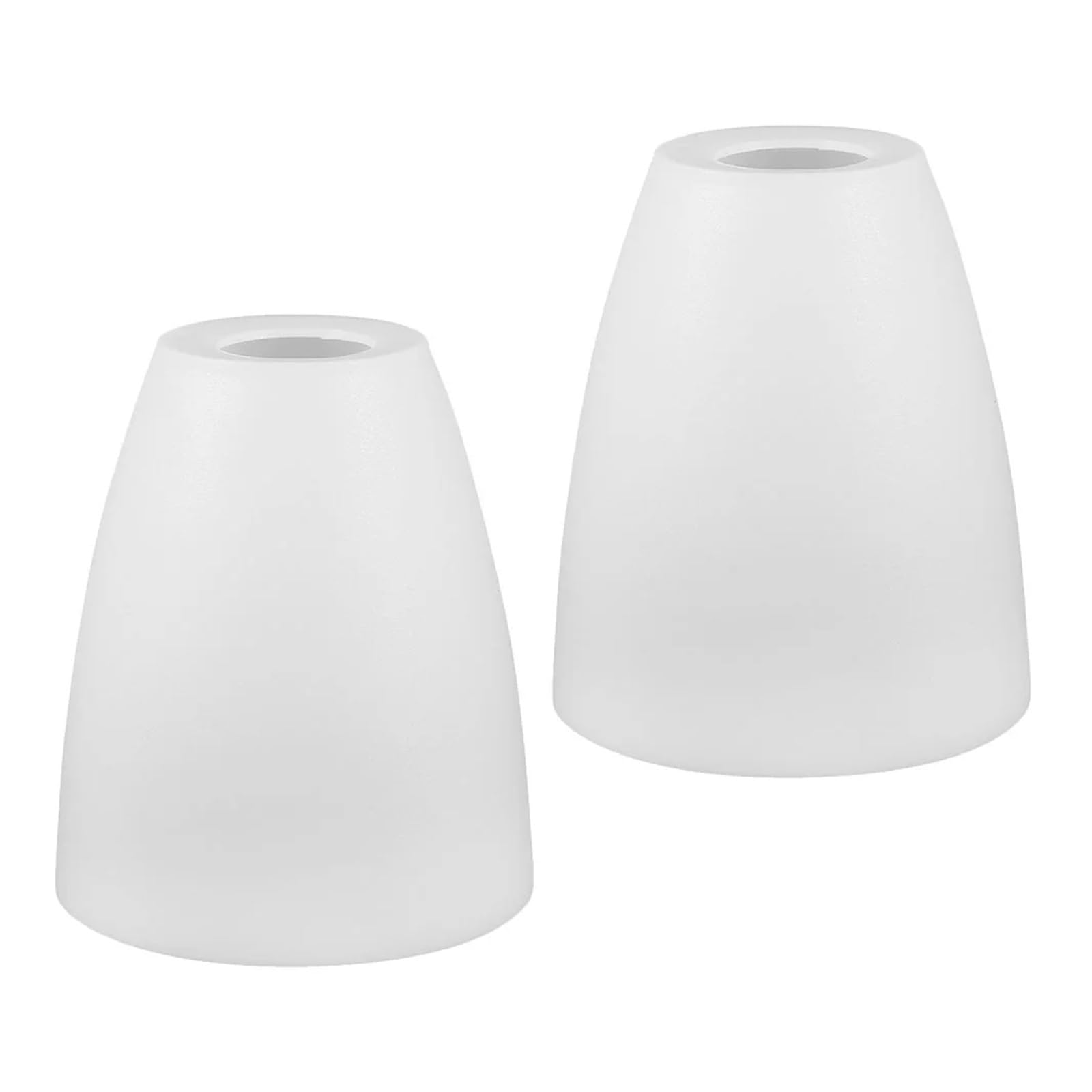 HKYBCF Lamp Shade 2pcs Lamp Cover 42mm Opening Chandelier Plastic Lampshade for Bedroom