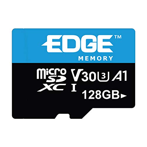 EDGE PE256708 128GB Edge MicroSDXC V30 (Uhs-1 U3) �������[�J�[�h �A�_�v�^�[�t��
