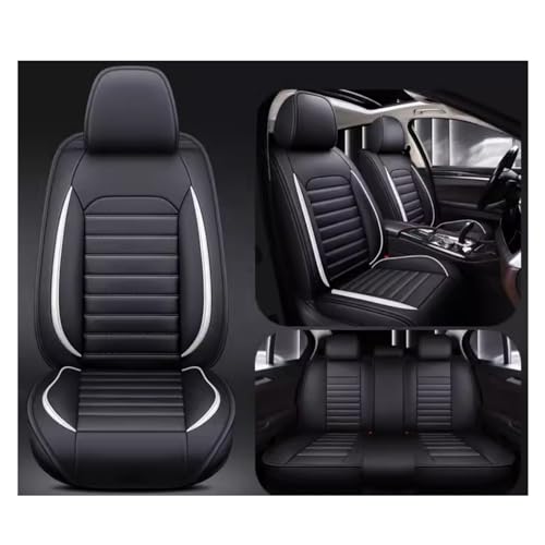 Car Cover Seats Full Set For Mitsubishi L200 2015-2021, Full Set Waterproof Seat Covers, Set Leather Car Seat Cushion Protectors, Airbag Compatible, Leather Auto Seat Protectors 5 seats ( Color : B )