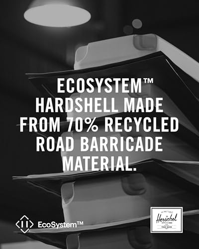 Herschel Supply Co. Heritage Hardshell Luggage, Black, Carry-On 21-Inch4