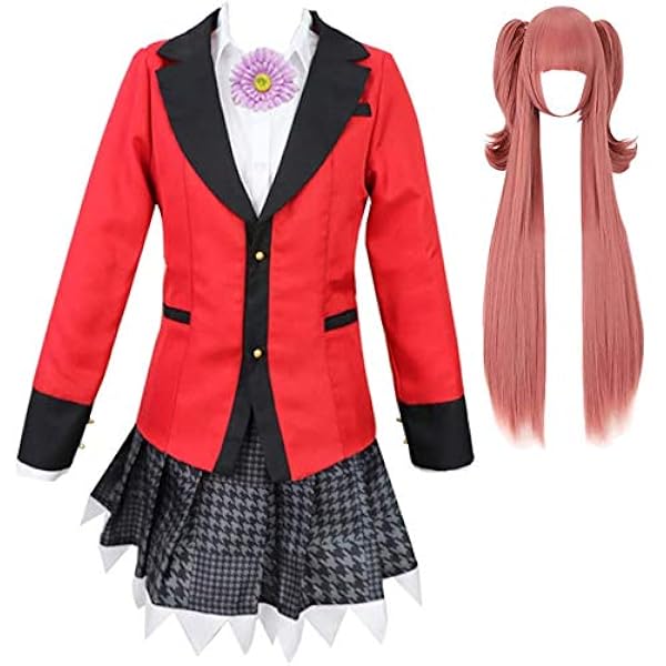 Mars Jun Yumemite Yumemi Kakegurui Dwangspeler Ikishima Midari Cosplay Kostuum Vrouwen Private Academy Schooluniform Complete Set