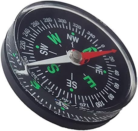 Brújula de supervivencia mini negra de 40 mm, aceite, portátil para camping y senderismo miniatura 5