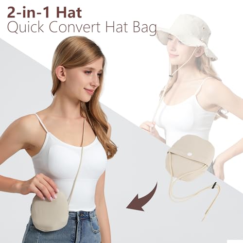Sombrero tipo Bucket para mujer y hombre, protección UV miniatura 5