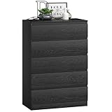 comodino in spagnolo VERSÁTIL Y FUNCIONAL: Ideal para cualquier estancia, desde el dormitorio hasta el salón o la habitación de invitados. Esta cajonera en negro de HOMCOM combina funcionalidad y diseño, convirtiéndose en una pieza práctica y elegante para el hogar