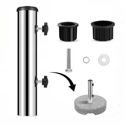 Blleshelfl Ensemble de tubes de parasol de jardin, pied de parasol