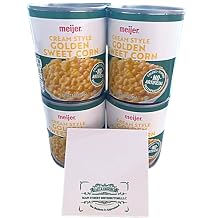 Meijer 4-Pack 8.5 Ounce Cans Vegtables Cream Style Sweet Corn 4-8.5 oz cans