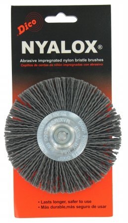 Dico 7200042 4 in. Medium-Fine Nyalox Wire Brush