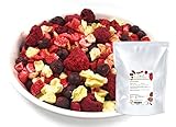 TALI Bunter Beeren Mix 300 g - Gefriergetrocknete Ananas, Erdbeeren, Himbeeren, Schwarze Johannisbeeren