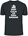 Produktbild Keep Calm and Call Ragnar, Vikings Herren T-Shirt Fun Shirt Funshirt, Größe: L,Darkgrey