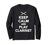 Keep calm and play clarinet Long Sleeve T-Shirt
