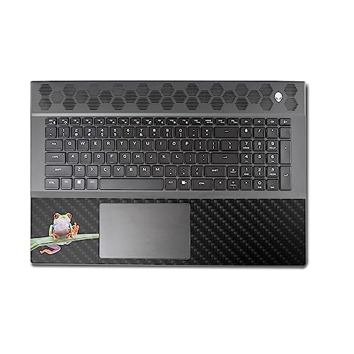 Image of MightySkins Carbon Fiber Skin Compatible with Alienware M18 R1 (2023) Full Wrap Kit - Hangin Tree Frog | Protective, Durable Textured Carbon Fiber Finish | Easy to Apply | Made in The USA