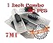 Tatmax International Tatmax 20PCS 1 Inch Tattoo Combo Needles and Tubes: 5M1, 7M1, 9M1, 11M1, 13M1, 15M1 (7 Mag/M1)